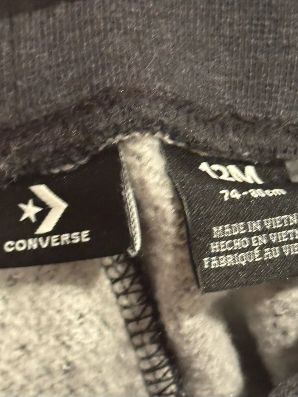 Converse baby girl 2-Piece Sweat Set - Worn Once Size 12M